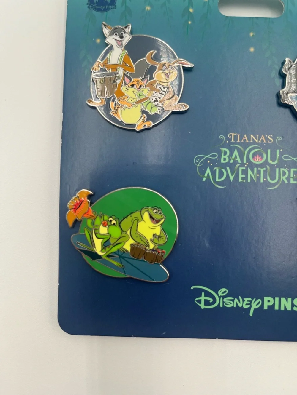 Disney Tiana's Bayou Adventure Enamel Pin Set - Blue, Green